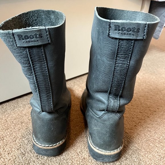 Roots Tribe Rollover Boots - Grey - Picture 4 of 5